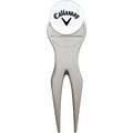 Golf Divot Repair Tool and Golf Ball Marker - Silver