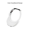 New Empty Top Hat for Men Patchwork Sport Sun Visor Sun Protected Golf Caps Anti-Sweat Male Hats Adjustable Anti-Uv Caps