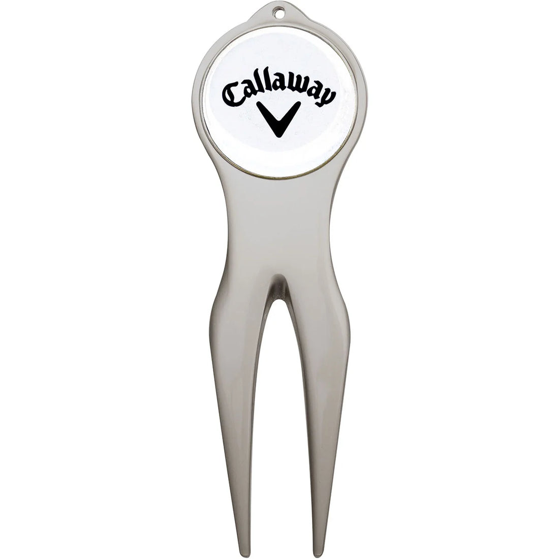 Golf Divot Repair Tool and Golf Ball Marker - Silver