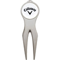 Golf Divot Repair Tool and Golf Ball Marker - Silver