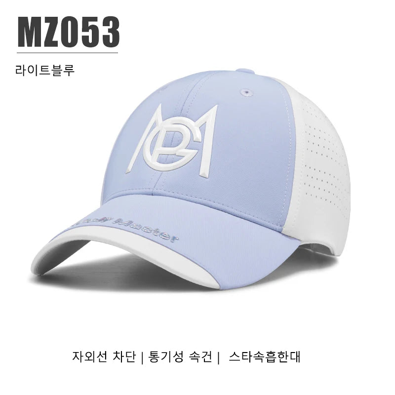 Summer Women Breathable Sunscreen Golf Cap Ladies Adjustable Sweat-Absorption Visor Girl Quick Dry Baseball Hat Outdoor Cap MZ053