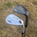 HIMEJIHONMA Golf Clubs Sand Wedges Clubs 48/50/52/54/56/58/60 Degrees Silver and Black Soft Stainless Steel