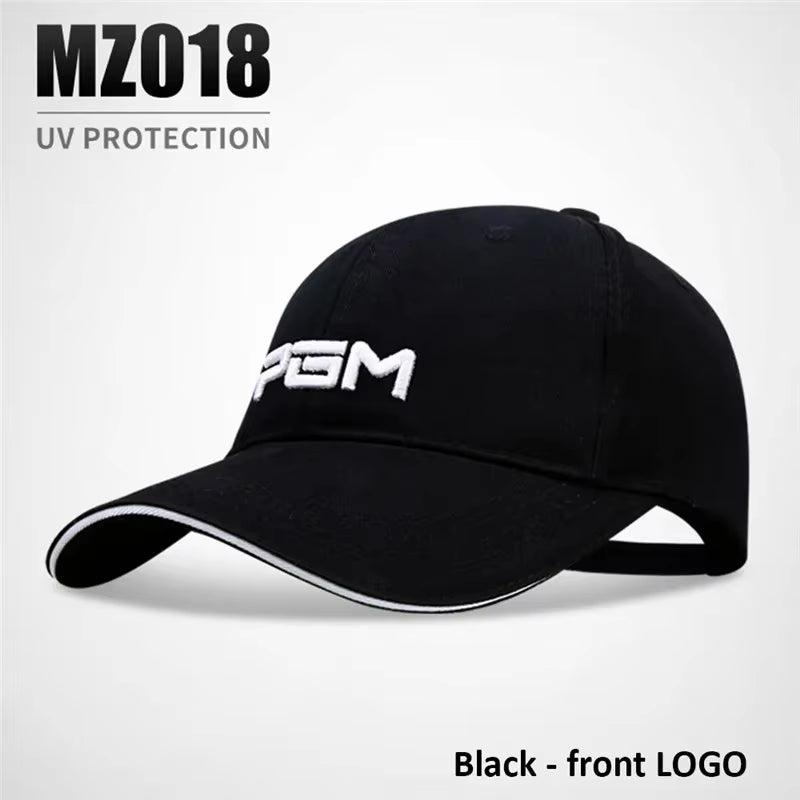 Golf Caps Adjustable Hats Outdoor Sport Cycling Hiking Cap for Men Women Windproof Travel Cotton Cap Black White Hat MZ018