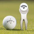 Golf Divot Repair Tool and Golf Ball Marker - Silver