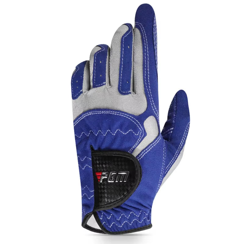 Professional Golf Gloves Microfiber Cloth Fabric Breathable Non-Slip Gloves Club Swing Putting Training Gloves