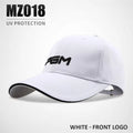 Golf Caps Adjustable Hats Outdoor Sport Cycling Hiking Cap for Men Women Windproof Travel Cotton Cap Black White Hat MZ018