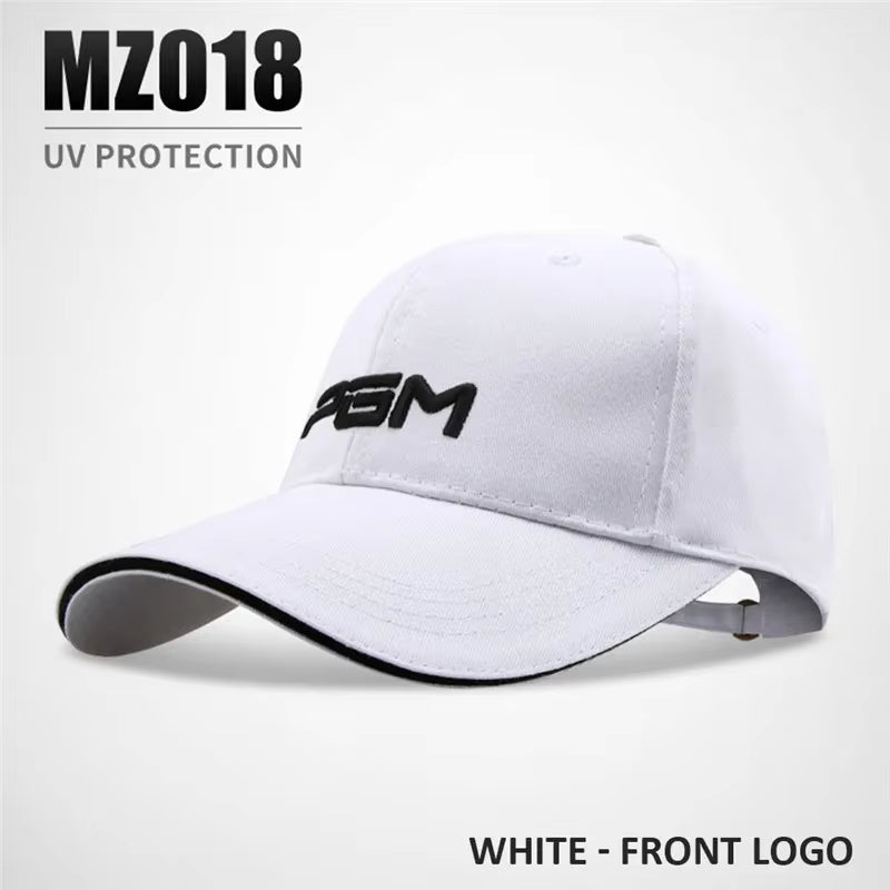 Golf Caps Adjustable Hats Outdoor Sport Cycling Hiking Cap for Men Women Windproof Travel Cotton Cap Black White Hat MZ018